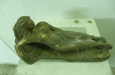 Lying woman, œuvre de Constantin Andréou