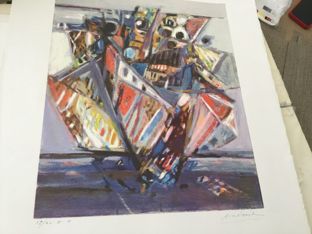 Sailing, œuvre de Constantin Andréou