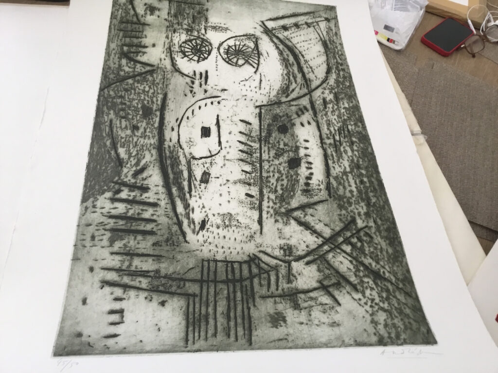 Owl, œuvre de Constantin Andréou
