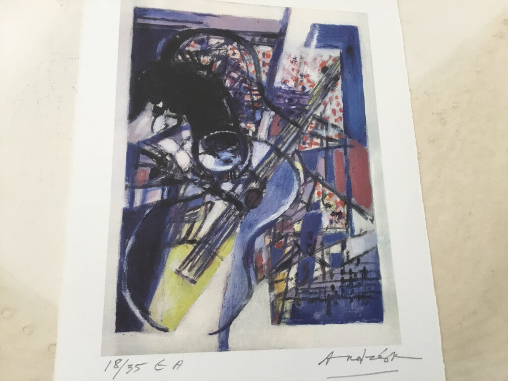 Musical cat, œuvre de Constantin Andréou