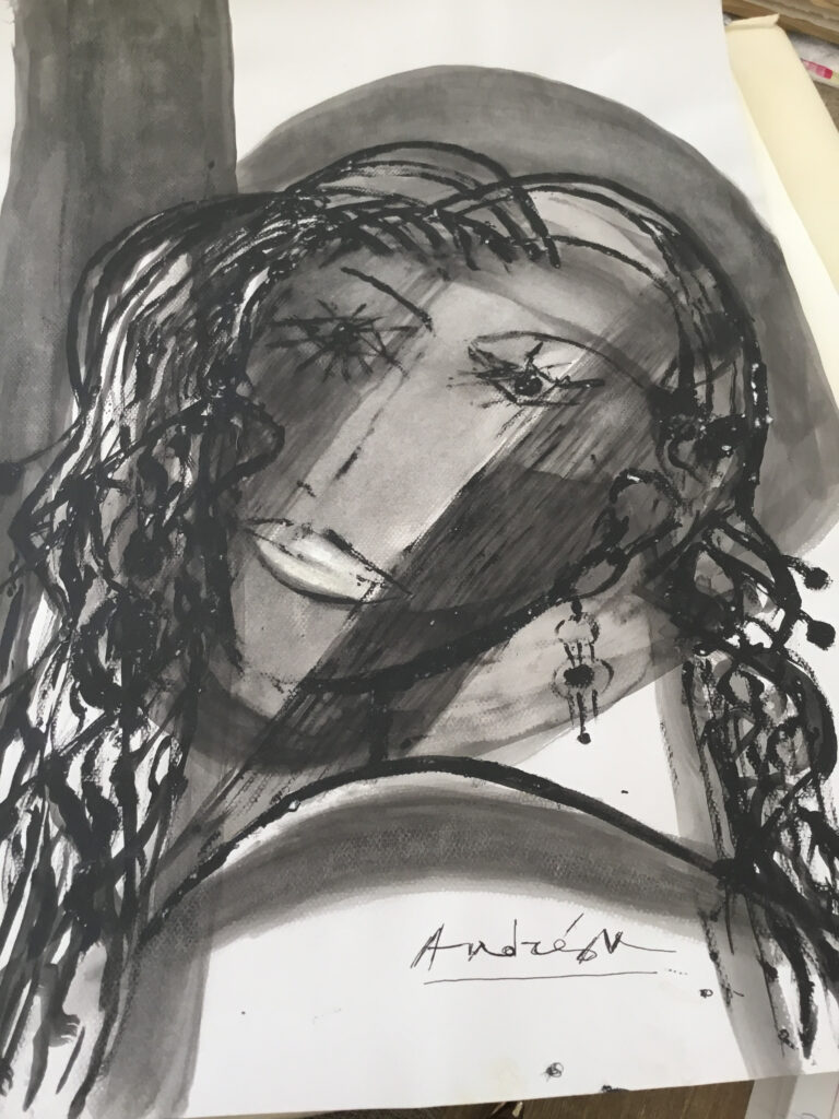 Girl with an earring, œuvre de Constantin Andréou