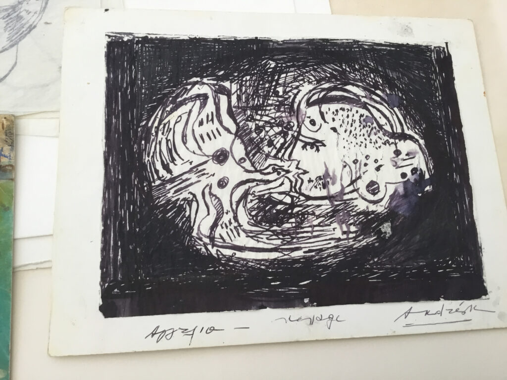 Message, œuvre de Constantin Andréou