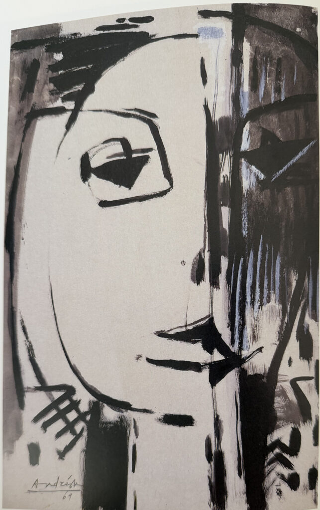 Portrait, œuvre de Constantin Andréou