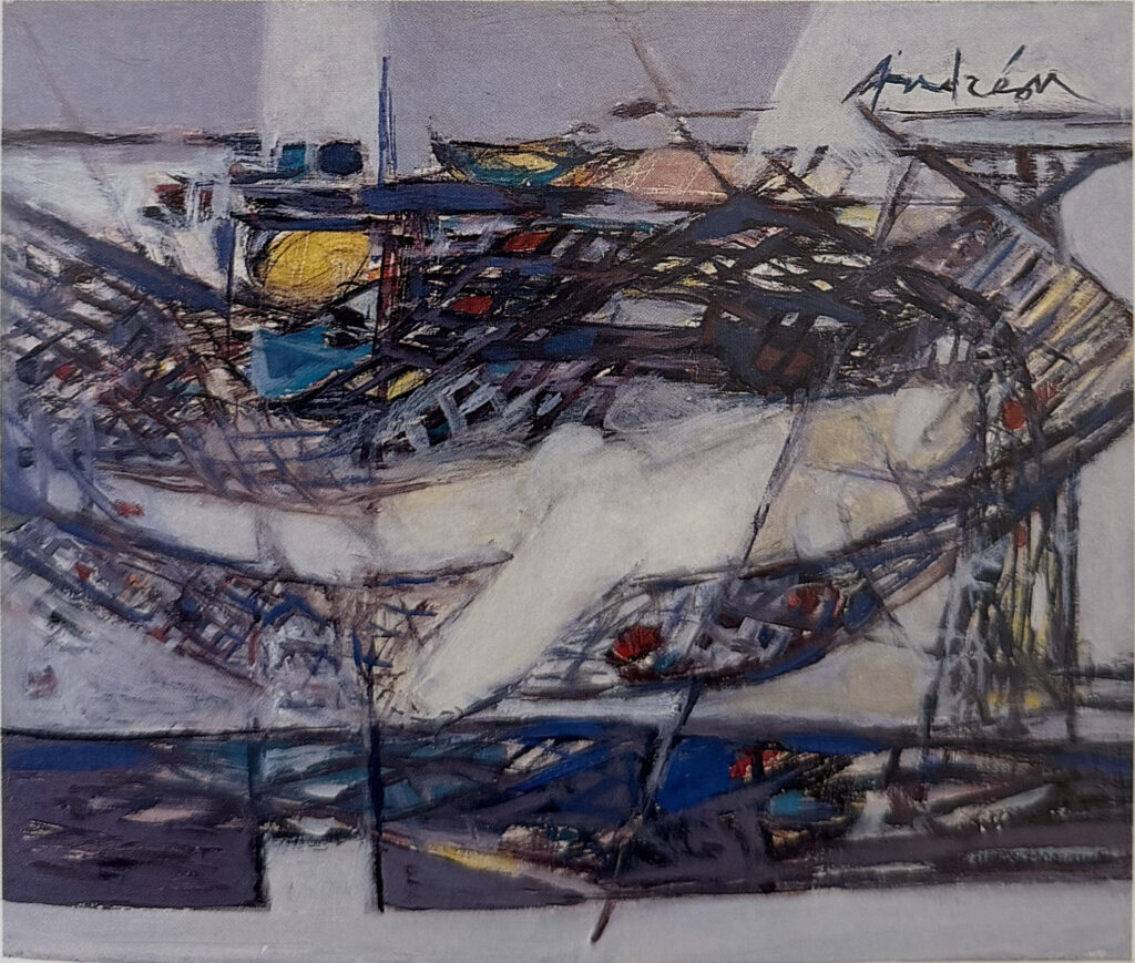 Hamac, œuvre de Constantin Andréou
