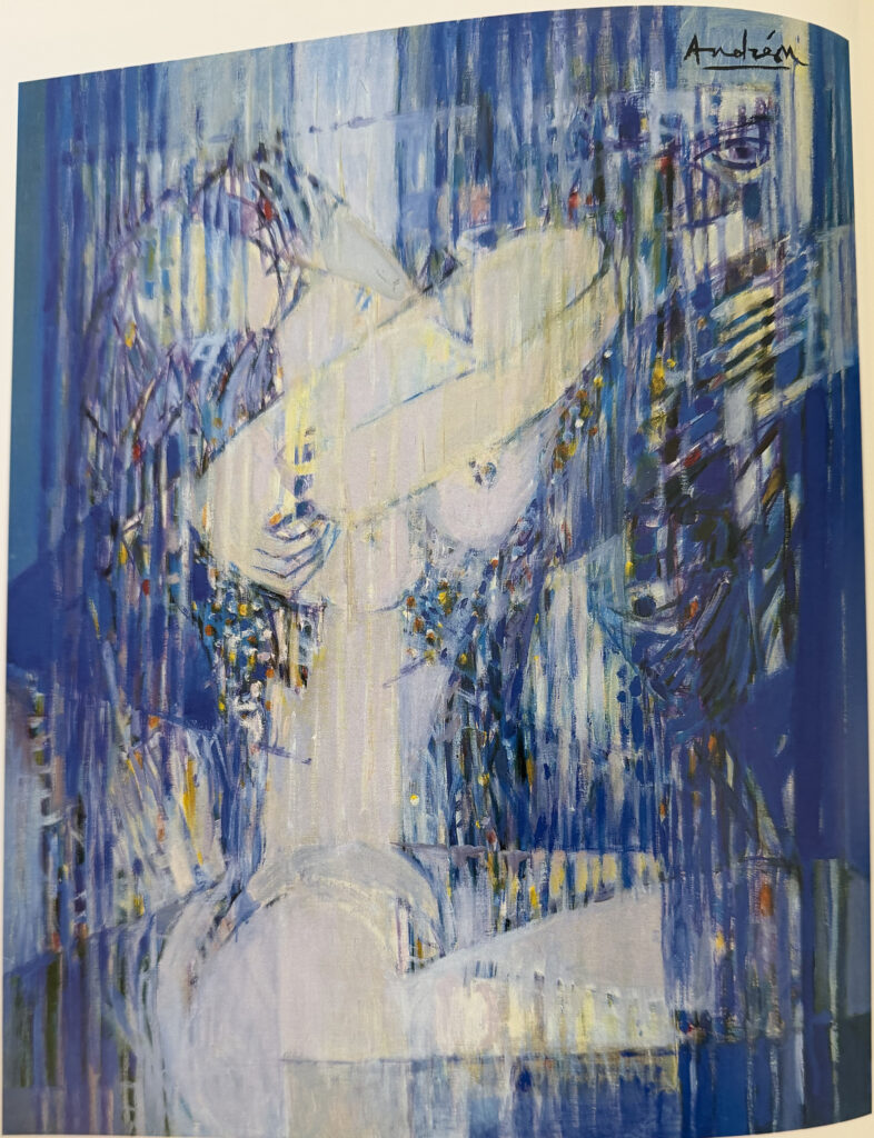 Miroir bleu, œuvre de Constantin Andréou