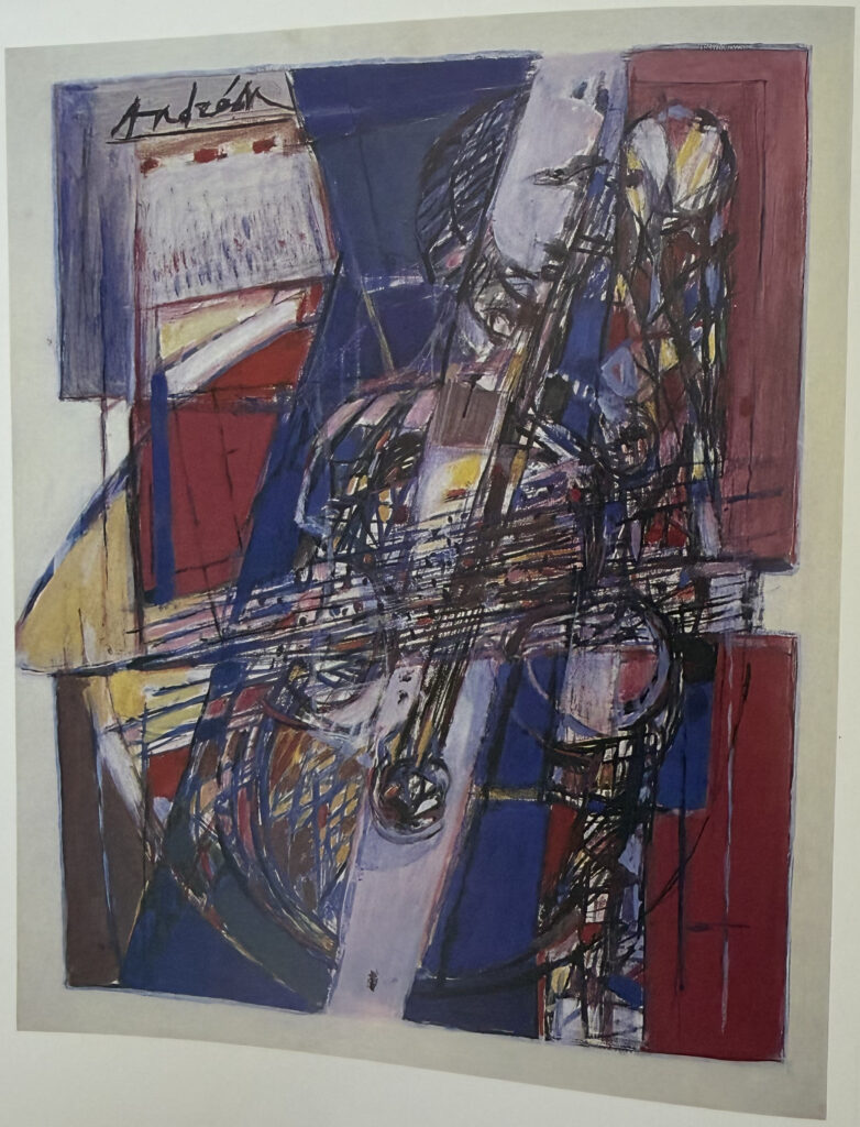 Violon et amour, œuvre de Constantin Andréou