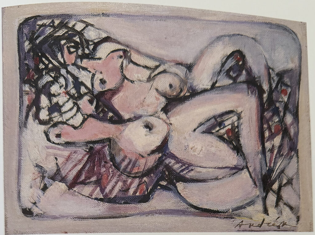 Deux femmes, œuvre de Constantin Andréou