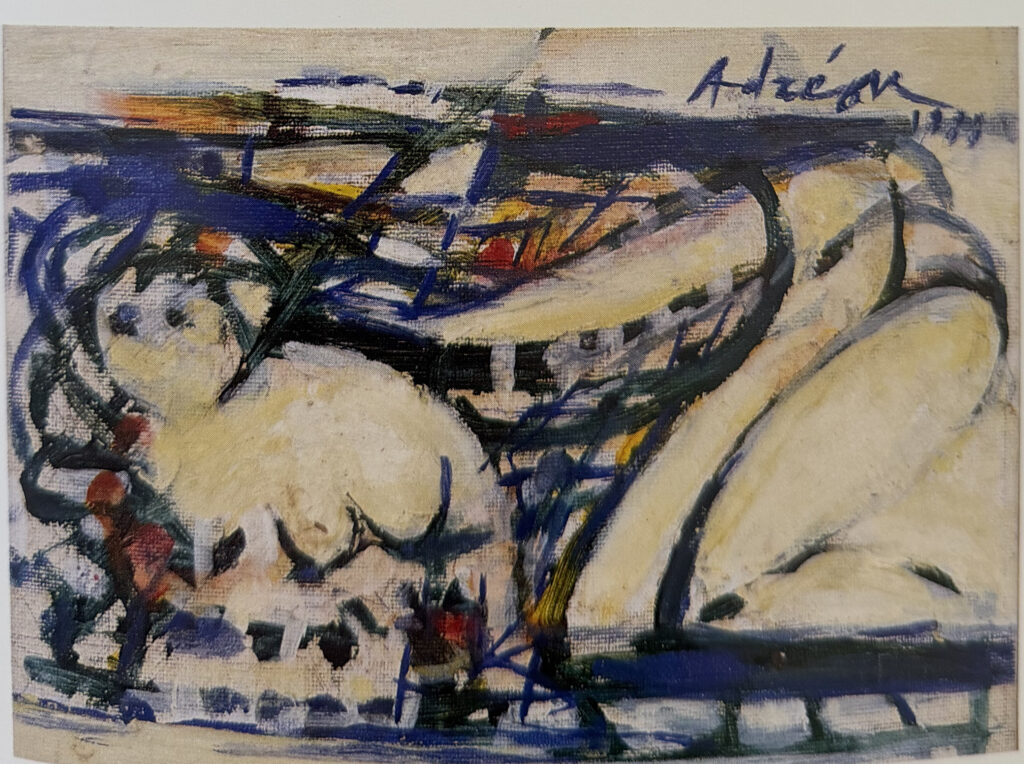Femme à genoux, œuvre de Constantin Andréou