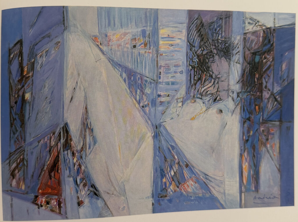 Femme couchée, œuvre de Constantin Andréou