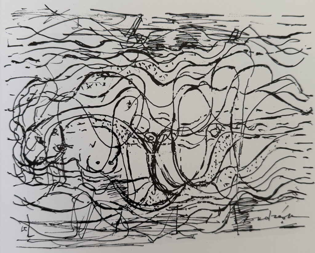 Untitled (reclining figures), œuvre de Constantin Andréou