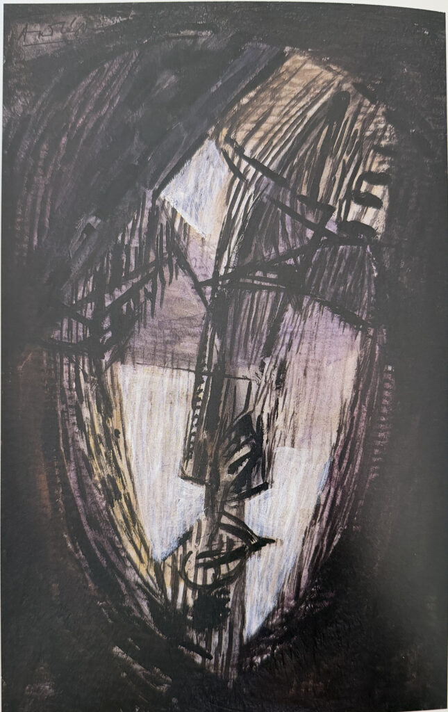Portrait, œuvre de Constantin Andréou