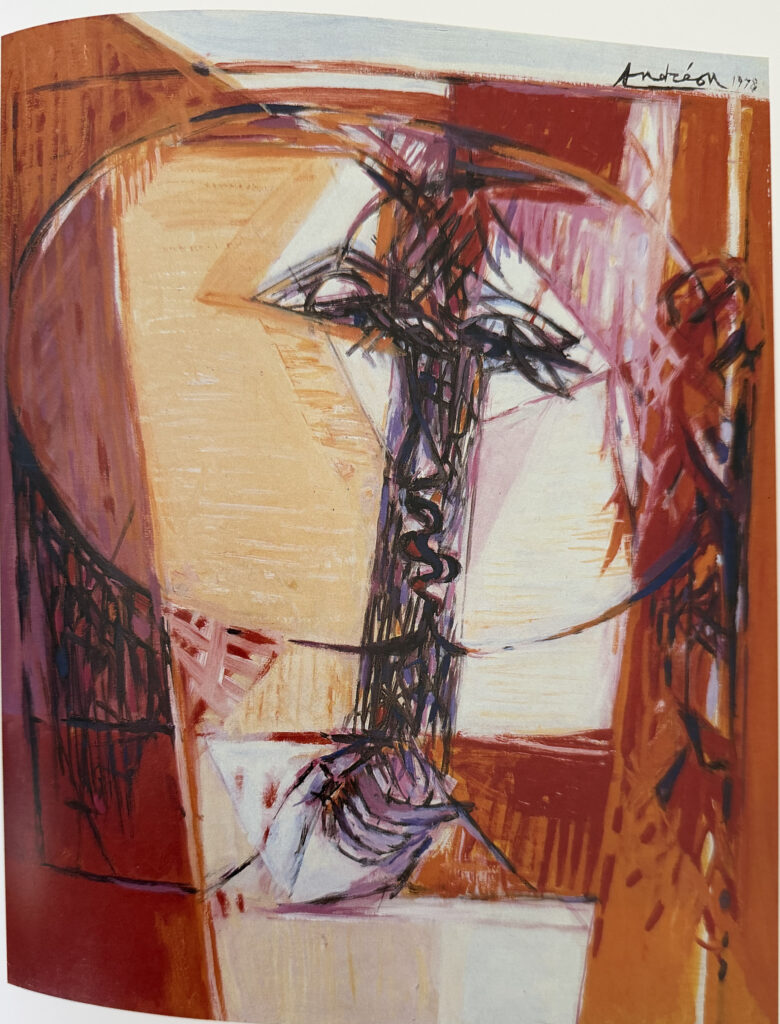 Baiser rouge, œuvre de Constantin Andréou