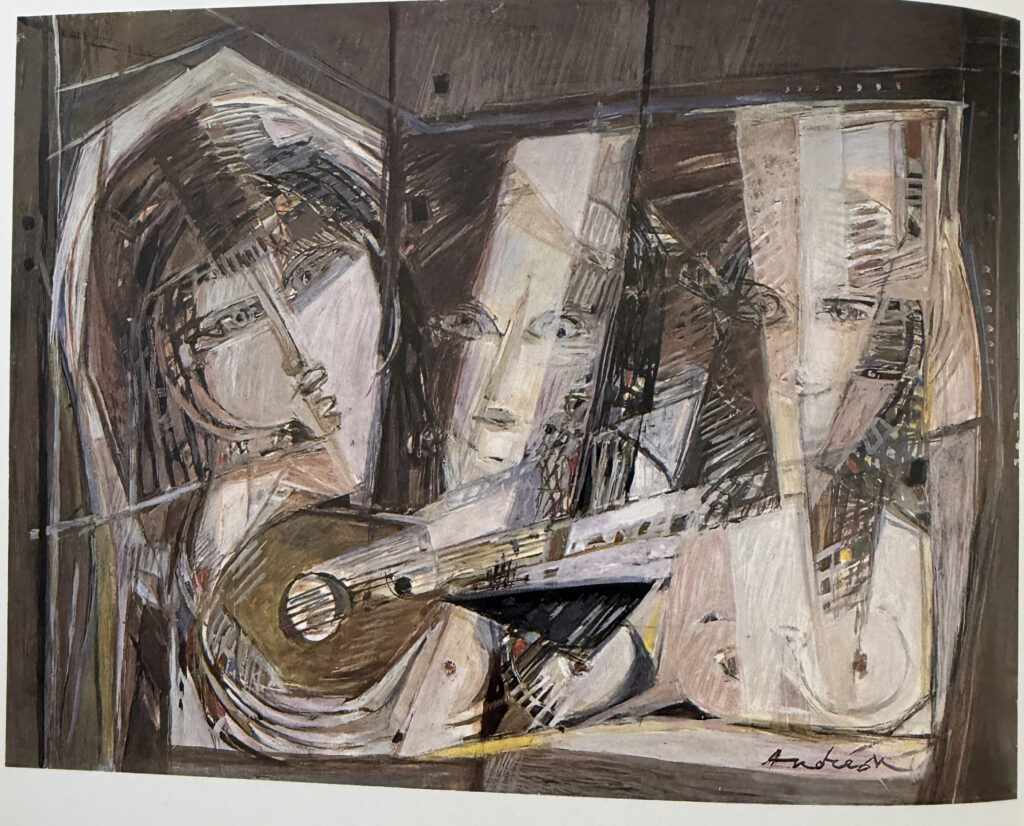 Musique, œuvre de Constantin Andréou