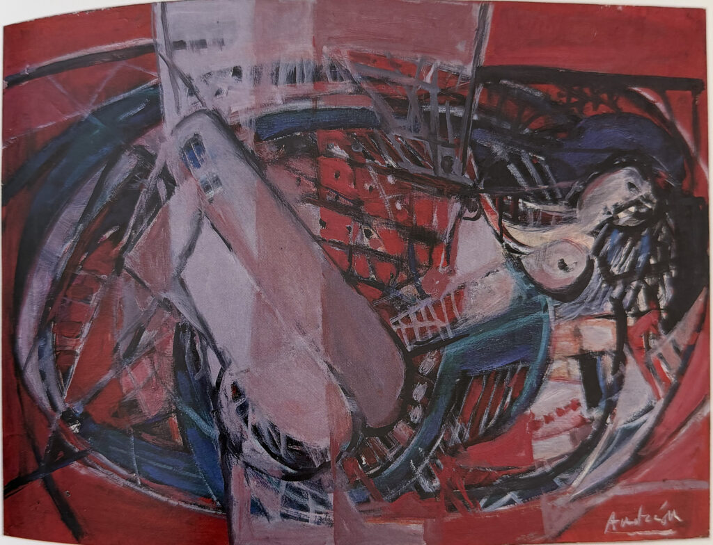Réveil rouge, œuvre de Constantin Andréou