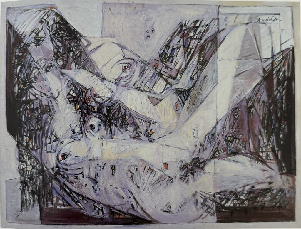 Deux femmes, œuvre de Constantin Andréou