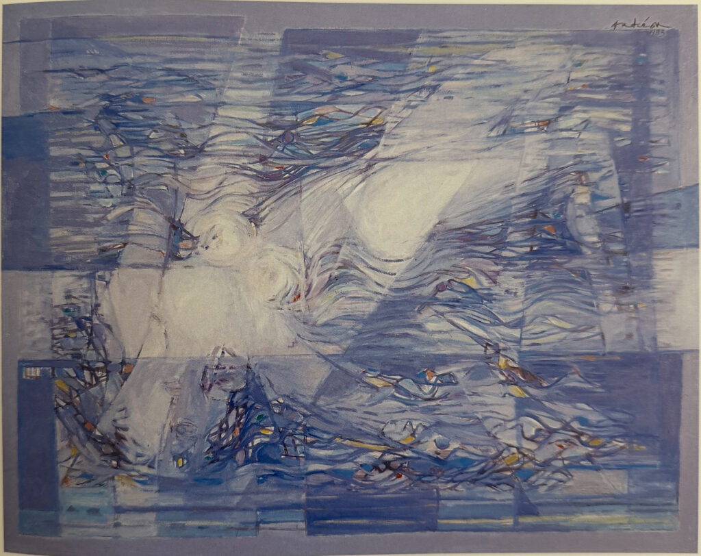 Femme et l’eau, œuvre de Constantin Andréou