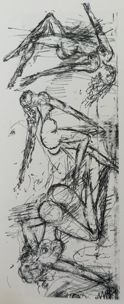 Femme dans l’espace, œuvre de Constantin Andréou