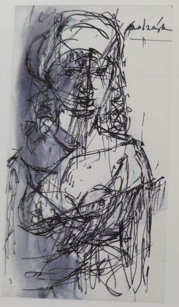 Untitled (woman study), œuvre de Constantin Andréou