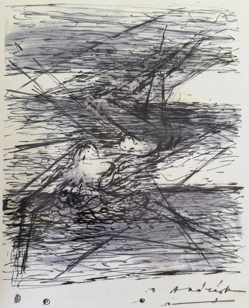 Femme dans l’espace, œuvre de Constantin Andréou