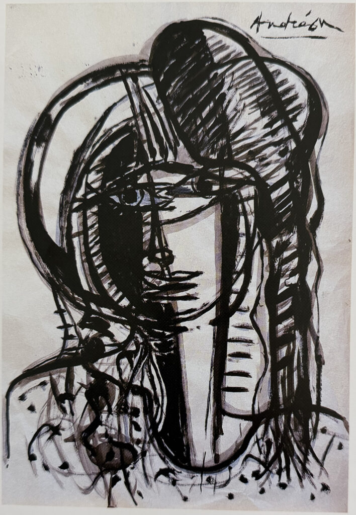 Dessin, œuvre de Constantin Andréou