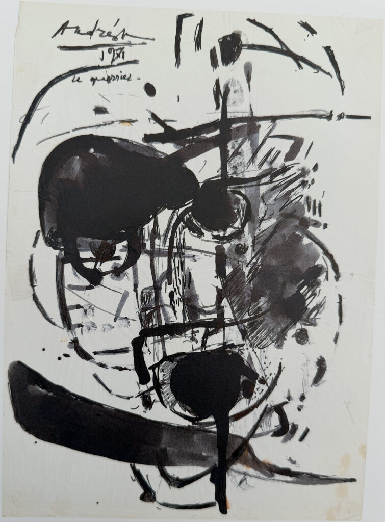 Dessin, œuvre de Constantin Andréou