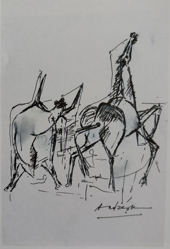 Dessin, œuvre de Constantin Andréou