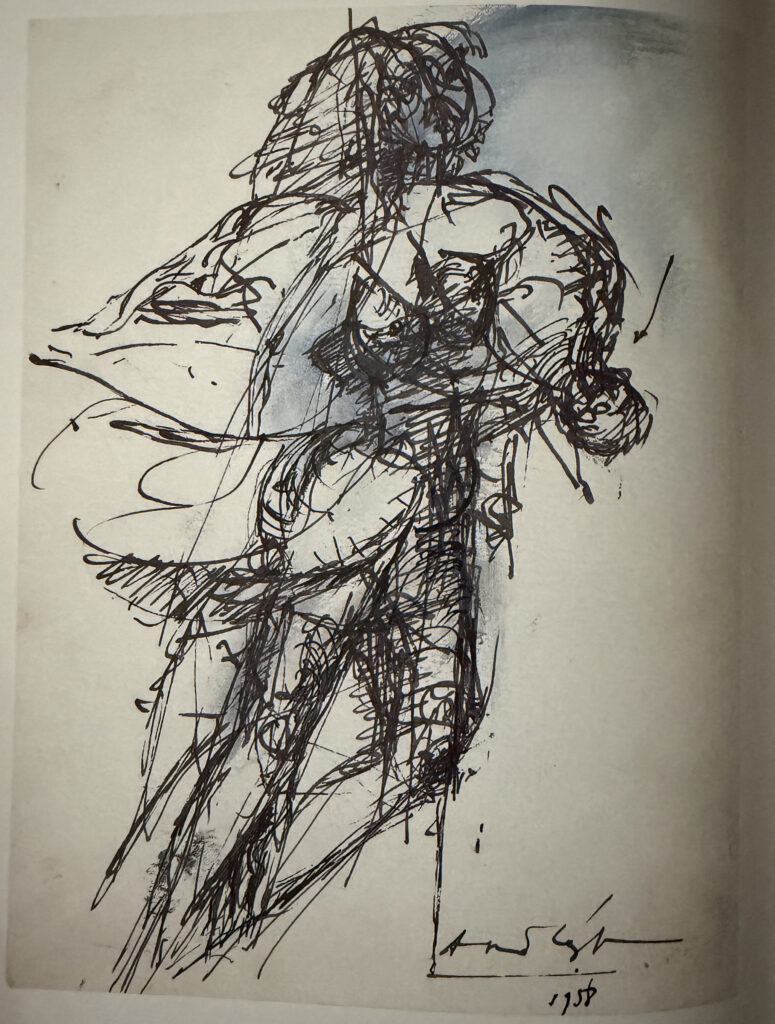 Dessin, œuvre de Constantin Andréou
