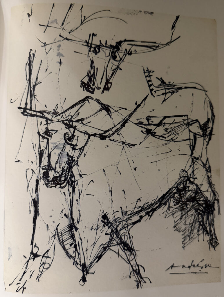 Dessin, œuvre de Constantin Andréou