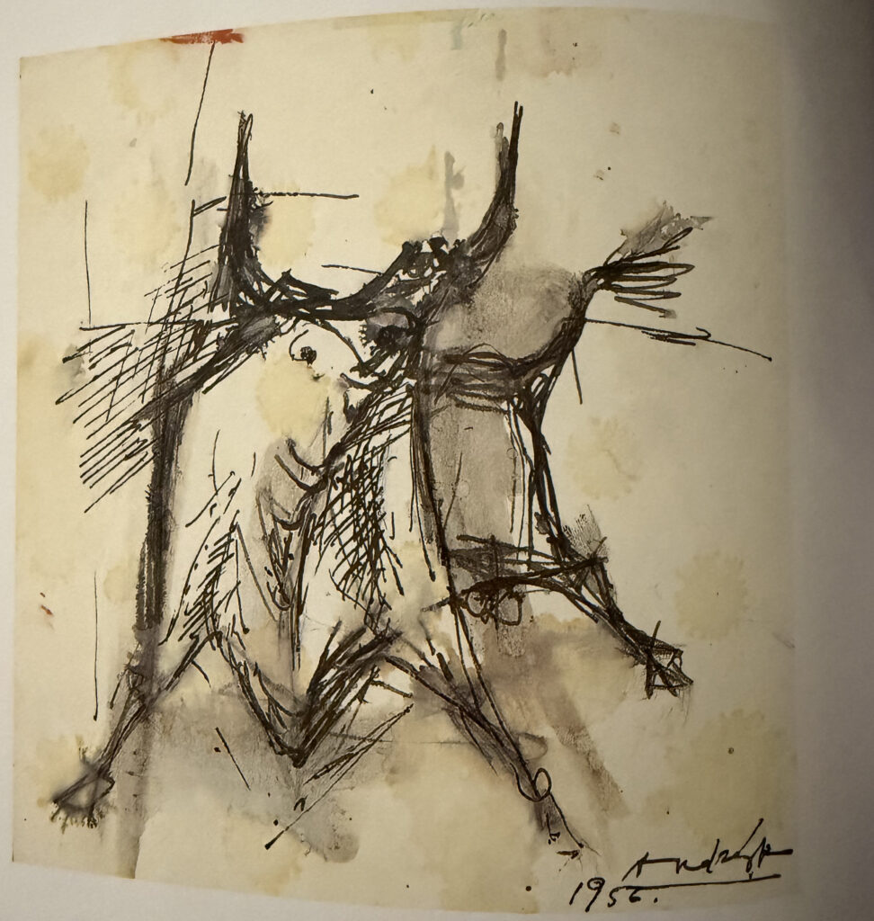 Dessin, œuvre de Constantin Andréou