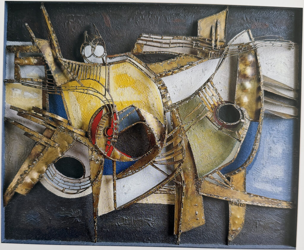 Oiseau en mouvement, œuvre de Constantin Andréou